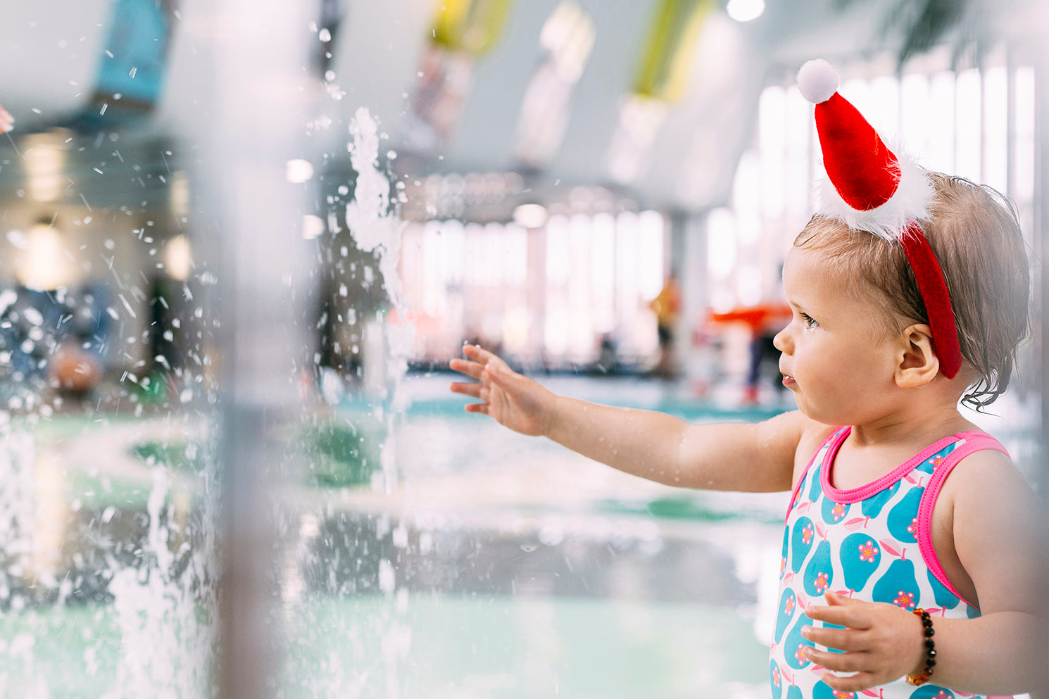 Merry Christmas and eating lunch in our bathers