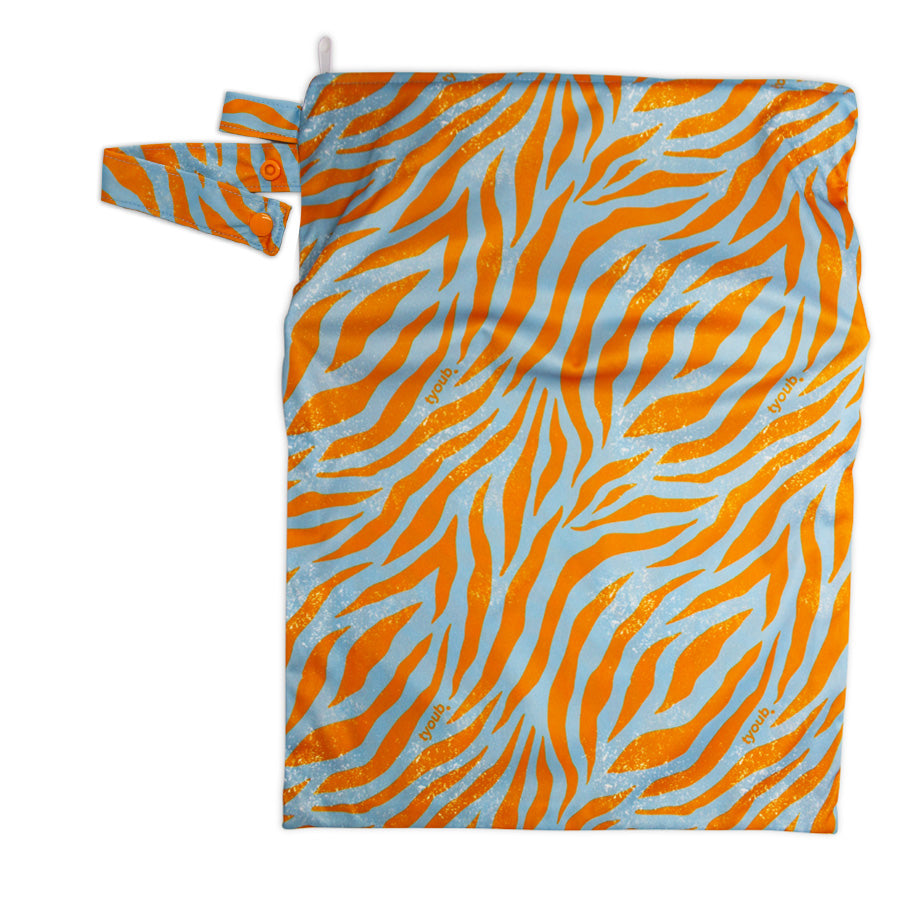 Tyoub Big Wet Bag – Tiger Blue Orange