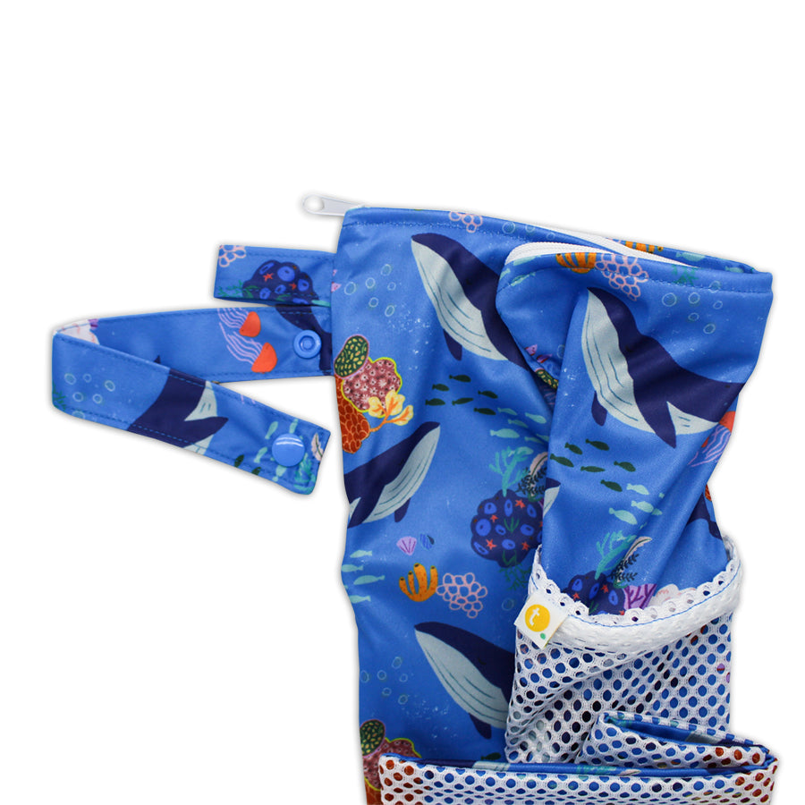 Tyoub x Suki McMaster Big Wet Bag – Whales