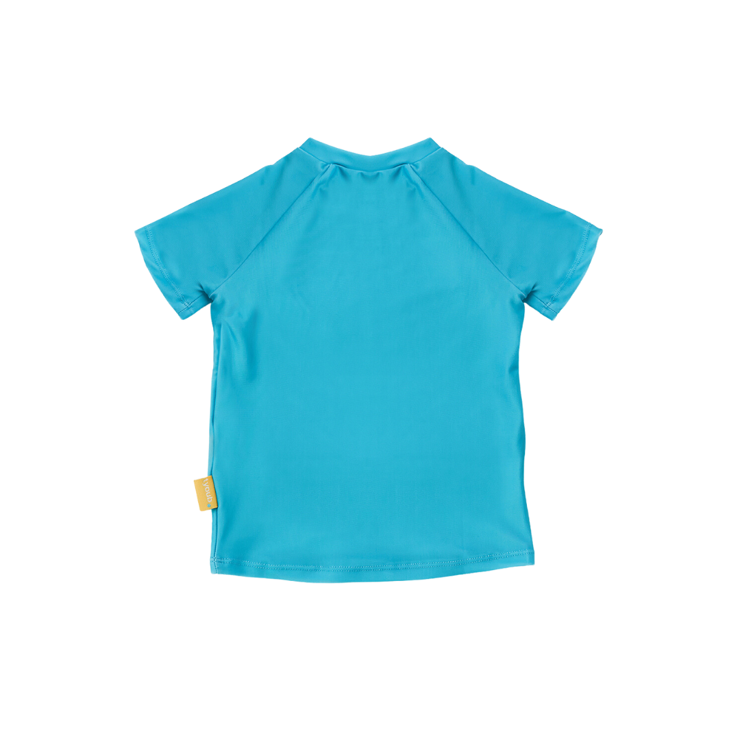 Tyoub Kids Short Sleeve Rash Guard Aqua | Eco Swim Surf
