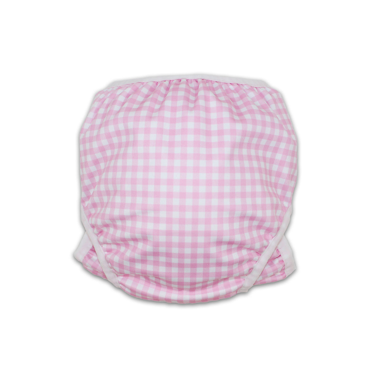 As seen on Chemist Warehouse. Tyoub Reusable and Adjustable Swim Nappy. The Reusable Swim Nappy and Wet Bag in the colour black and white Gingham Check is Excellent for swimming lessons and all aquatic play. This swim nappy fits all babies from 3 months to 3 years old. With double inner leg gusset, it is leak and accident proof. Has a Snug fit and soft elastic seams. With no gaps, the exact waistband fit with soft VELCRO tabs. Made in quick dry fabric.