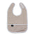 Baby Bib Tyoub Stay-dry Waterproof Fabric– Fawn White Gingham Check. For baby feeding and eating, bib covers chest area, keeping baby clean after mealtime. Comfortable with a strong Velcro tab to ensure a comfortable and secure fit, but easy for carer to remove. Gentle and soft on baby skin. Safe and secure our bibs are BPA-free, phthalate-free, PVC-free and lead-free. Unisex design fits infant, baby, toddler boys and girls from 6 months to 24 months.