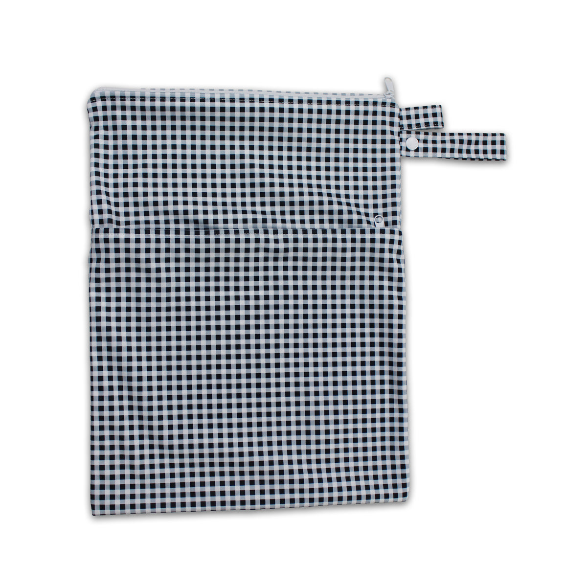 Tyoub Stay-dry Zip Wet Bag– Black Gingham