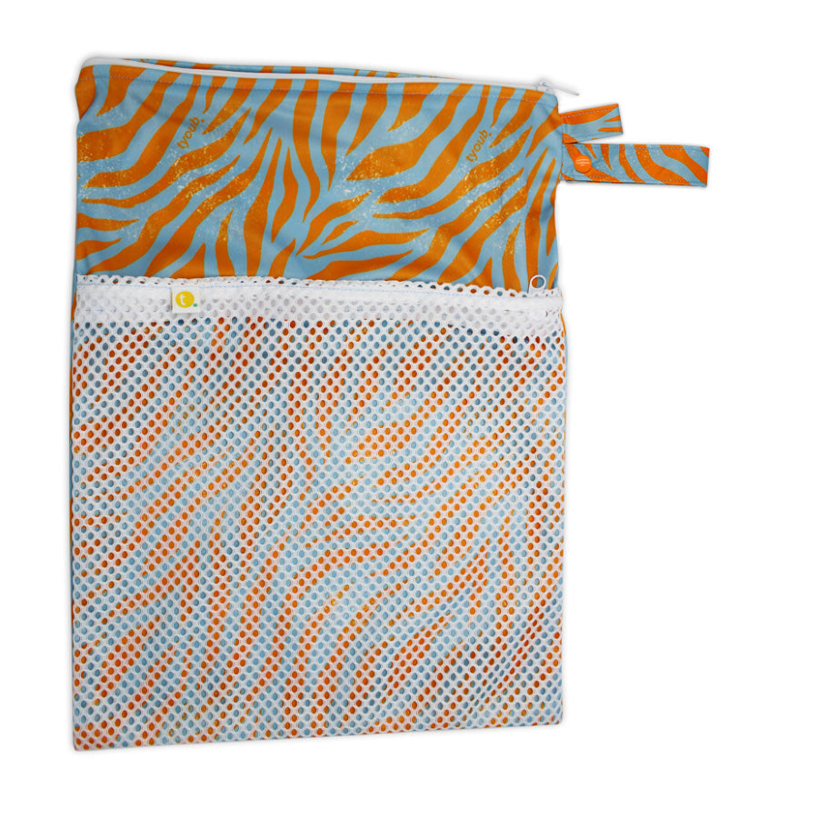 Tyoub Big Wet Bag – Tiger Blue Orange