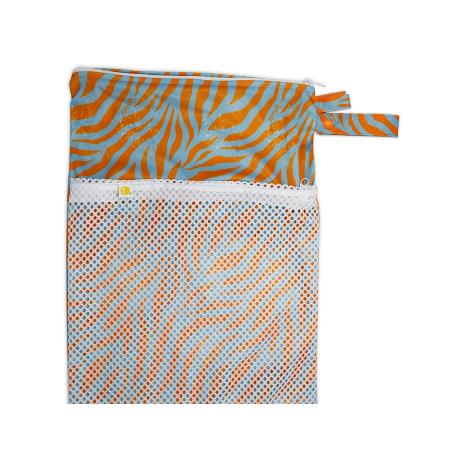 Tyoub Big Wet Bag – Tiger Blue Orange