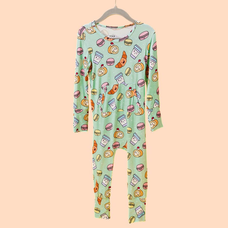 Baby Long Sleeve Bamboo Romper Pâtisserie