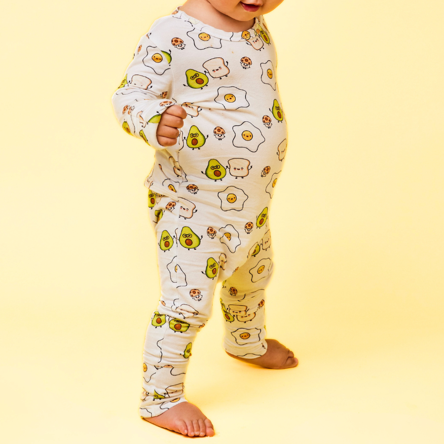 Baby Long Sleeve Bamboo Romper Brekkie