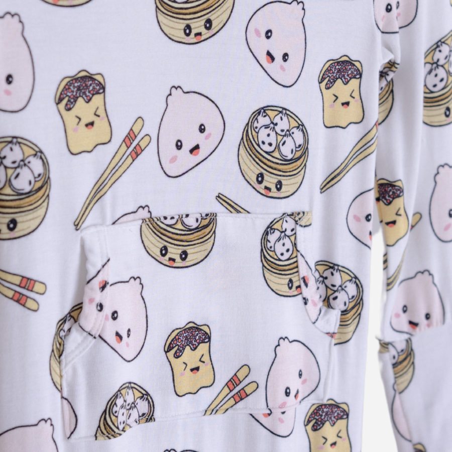 Kids Bamboo Long John Pyjama Dim sum