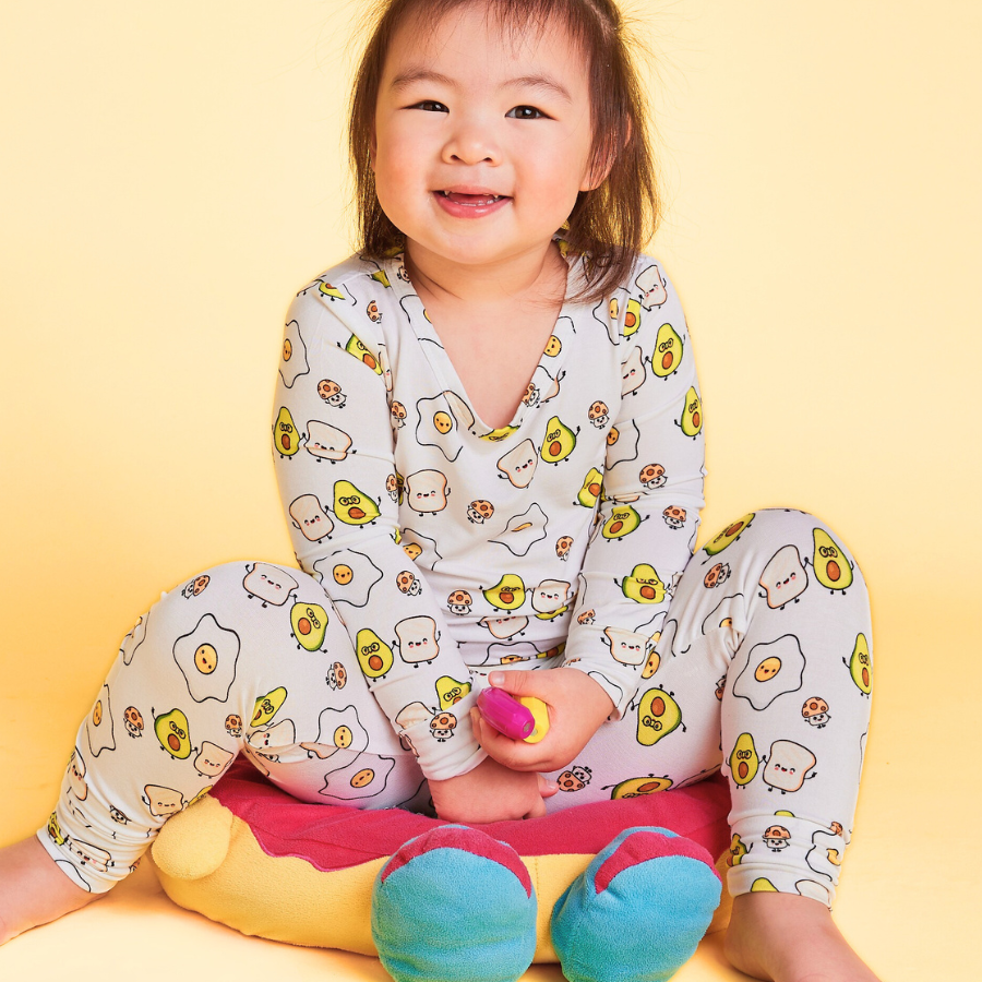 Kids Bamboo Long John Pyjama Brekkie