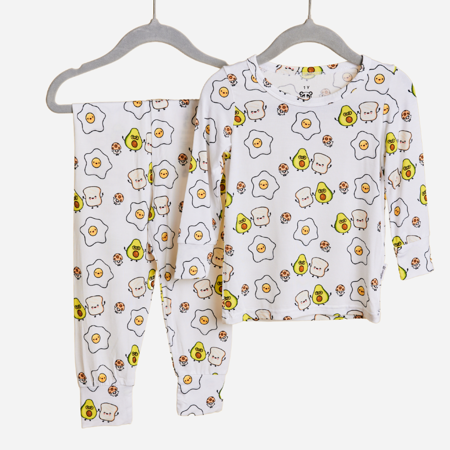 Kids Bamboo Long John Pyjama Brekkie