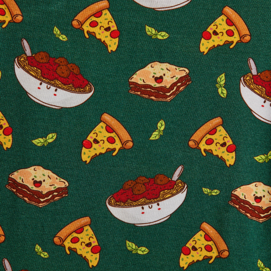Kids Bamboo Long John Pyjama Buon appetito!