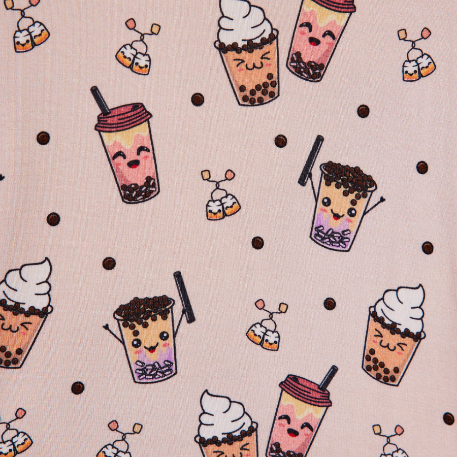 Kids Bamboo Long John Pyjama Boba-licious!