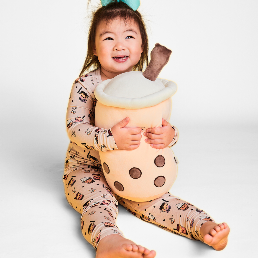Kids Bamboo Long John Pyjama Boba-licious!