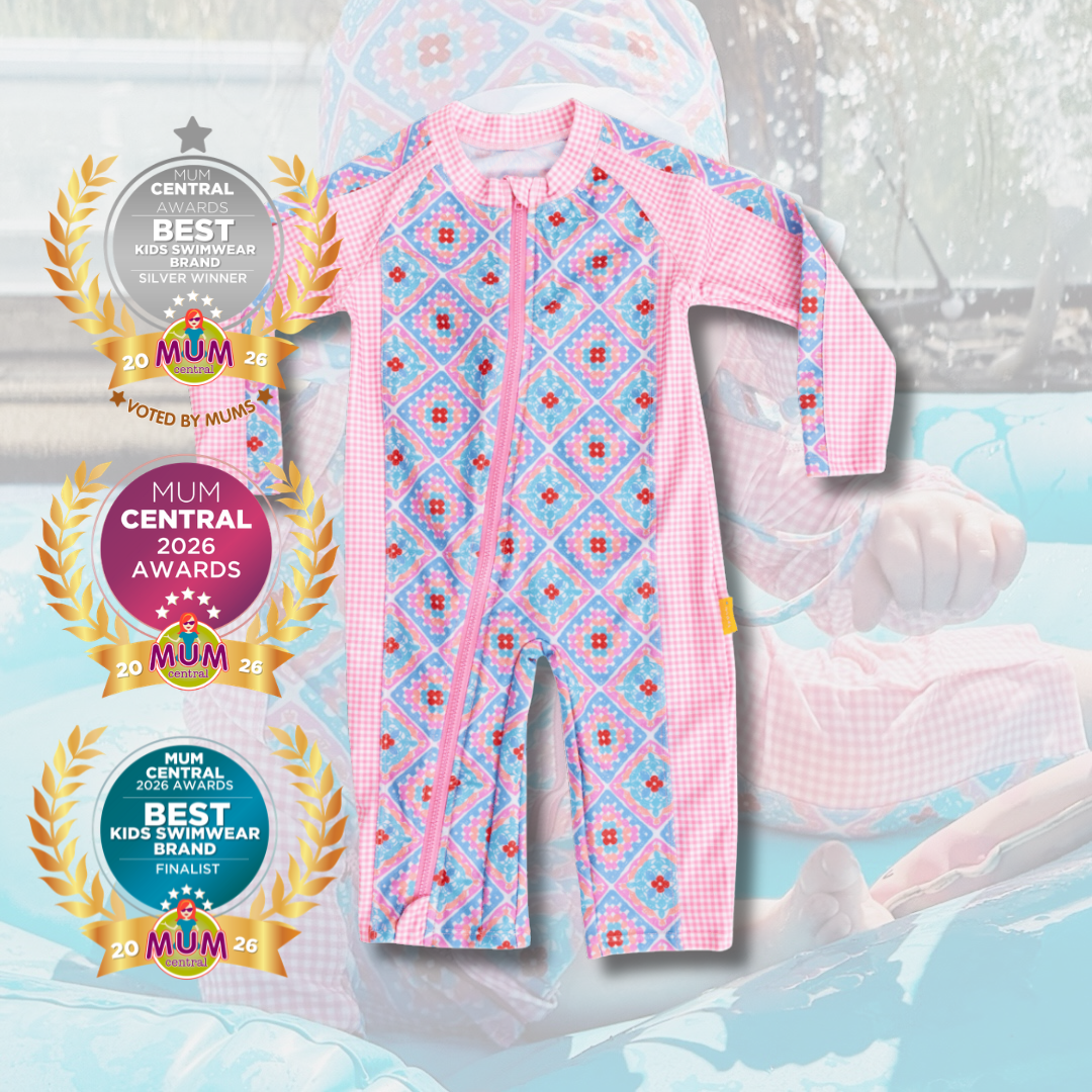 Recognised in the 2026 Mum Central Awards, tyoub’s sun-safe zip-up swimsuits are made for comfort, confidence and joyful days in the water.