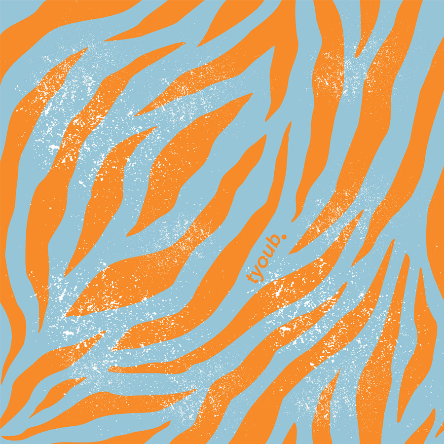 Tyoub Big Wet Bag – Tiger Blue Orange