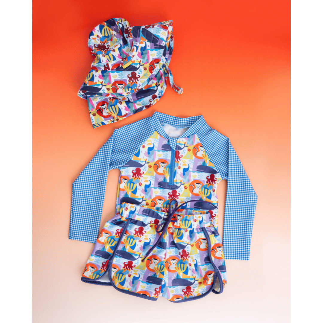 eco-conscious parents of boys aged 2–10 who love outdoor play and need dependable, stylish, all-day sun protection for face, ears and neck.