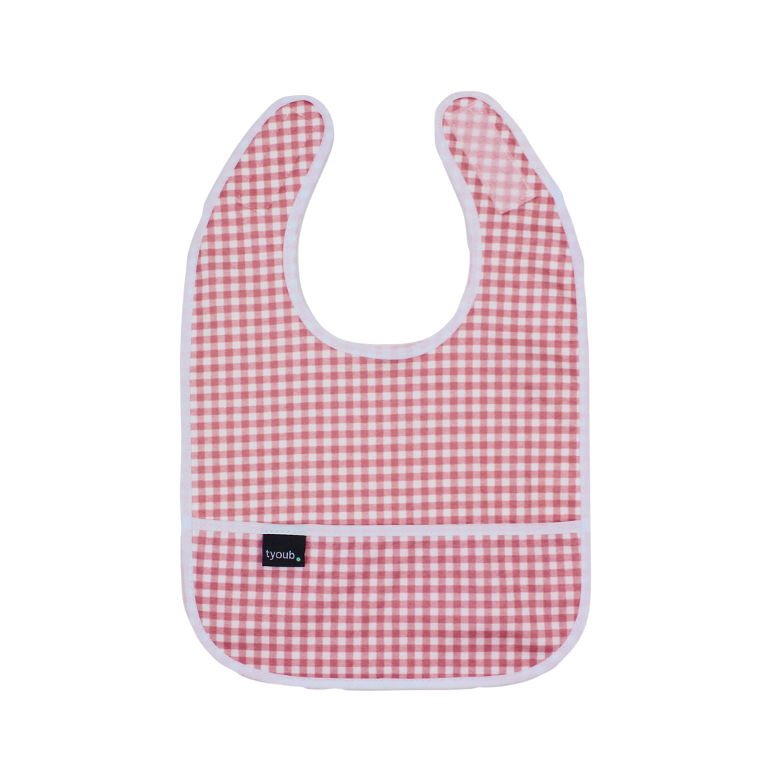 Baby Bib Tyoub Stay-dry - Red Gingham