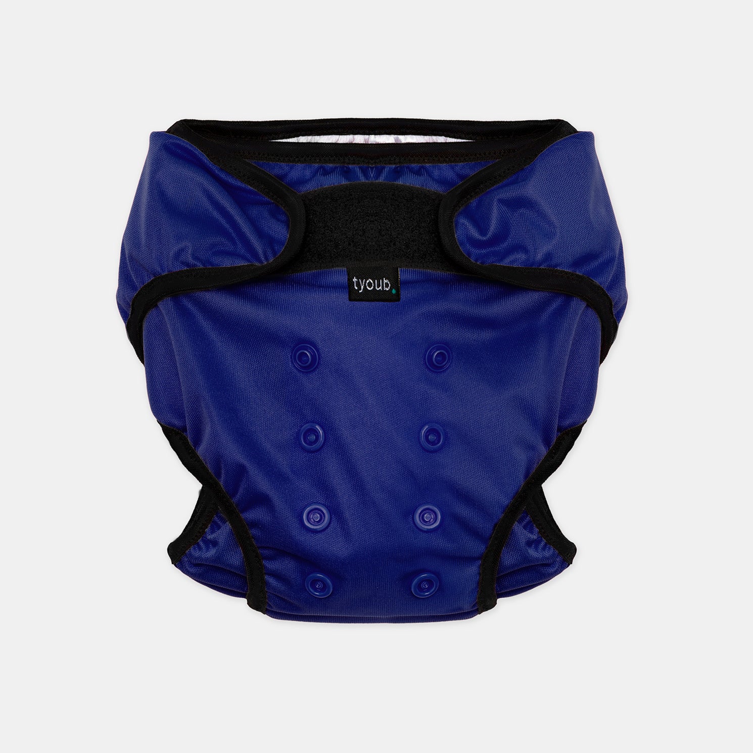 Baby & Toddler, Reusable Swim Nappy + Wet Bag - Blue front view
