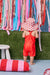 Tyoub Kids Wide Brim Bucket Hat Strawberry & Red