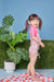 Tyoub Kids Short Sleeve Rash Guard Gelato Stripe | Pink