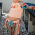 Tyoub 70's Style Swim Shorts Serape Stripe
