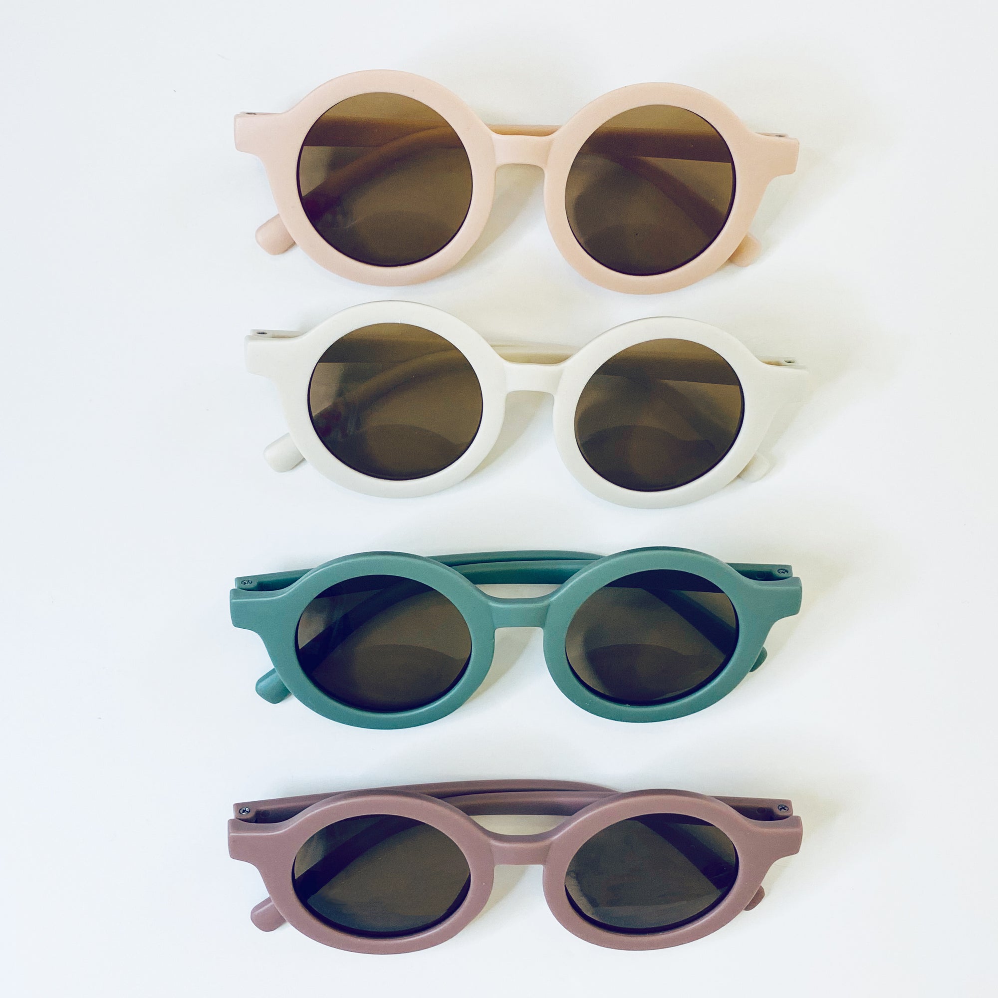 Round Vintage Kids Sunglasses UV Protection